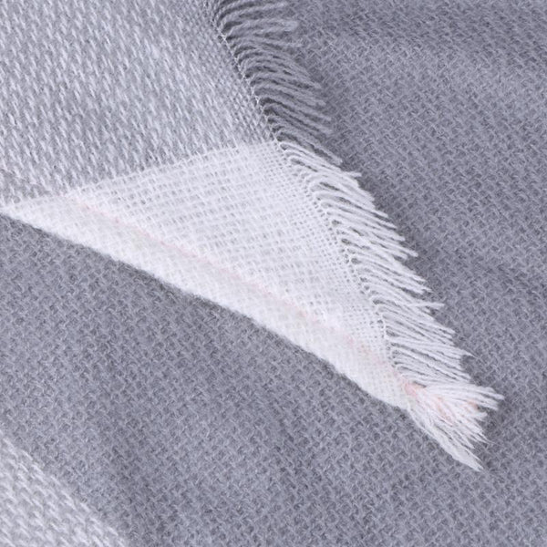 Plaid Winter Triangle Scarf