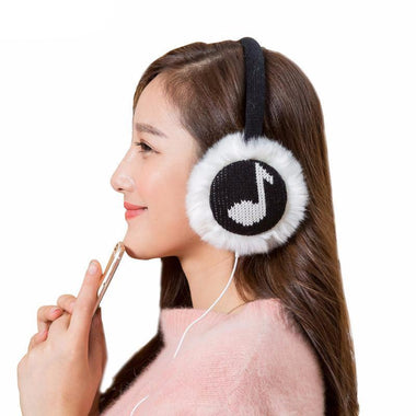 Faux Fur Winter Earmuff Headphone