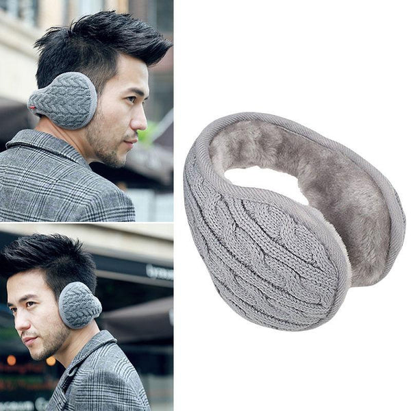 Men's Knitted Velvet Earmuffs