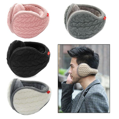 Men's Knitted Velvet Earmuffs