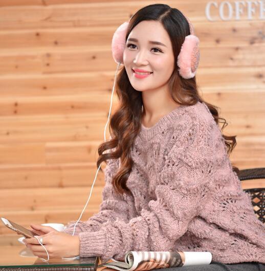 Plush Thermal Earmuff Headphone