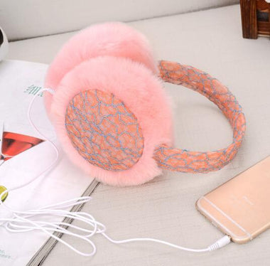 Plush Thermal Earmuff Headphone