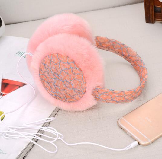 Plush Thermal Earmuff Headphone