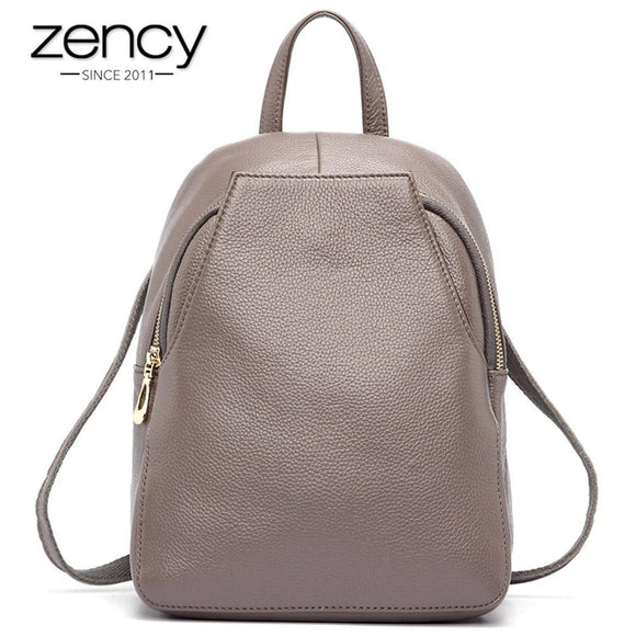 Winter Genuine Leather Backpack