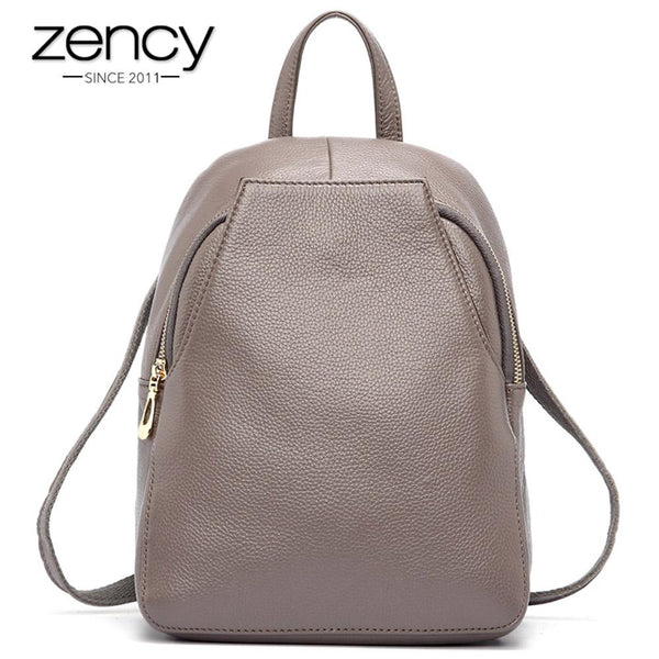 Winter Genuine Leather Backpack