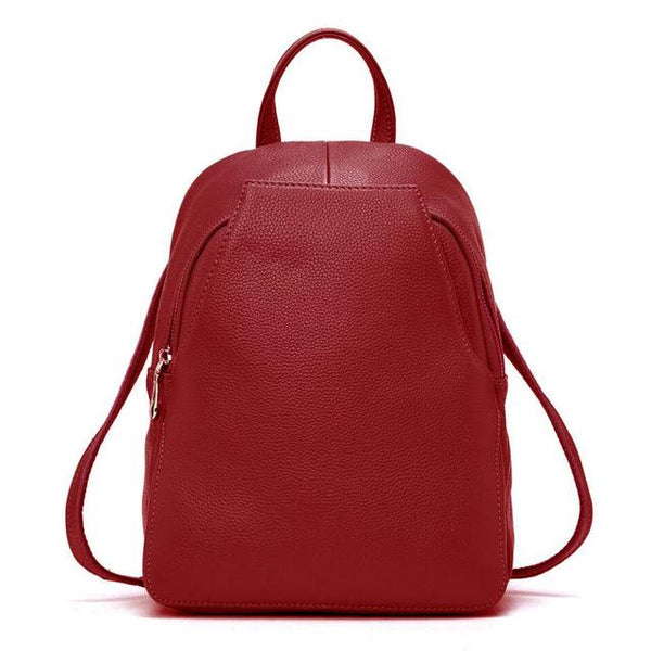 Winter Genuine Leather Backpack