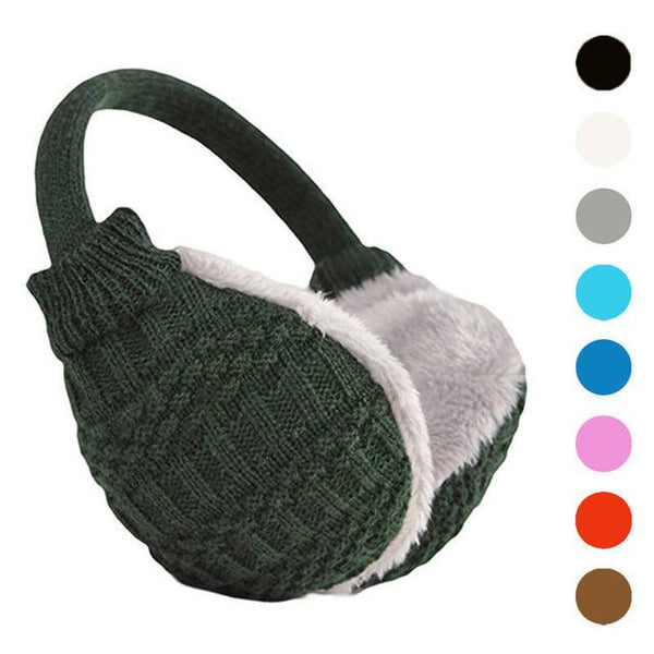 Men's Knitted Velvet Earmuffs