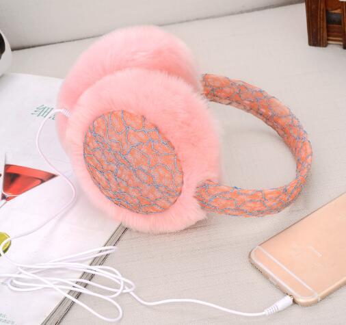 Plush Thermal Earmuff Headphone