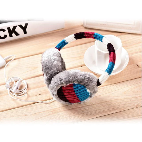 Faux Fur Winter Earmuff Headphone