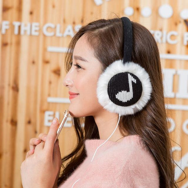 Faux Fur Winter Earmuff Headphone